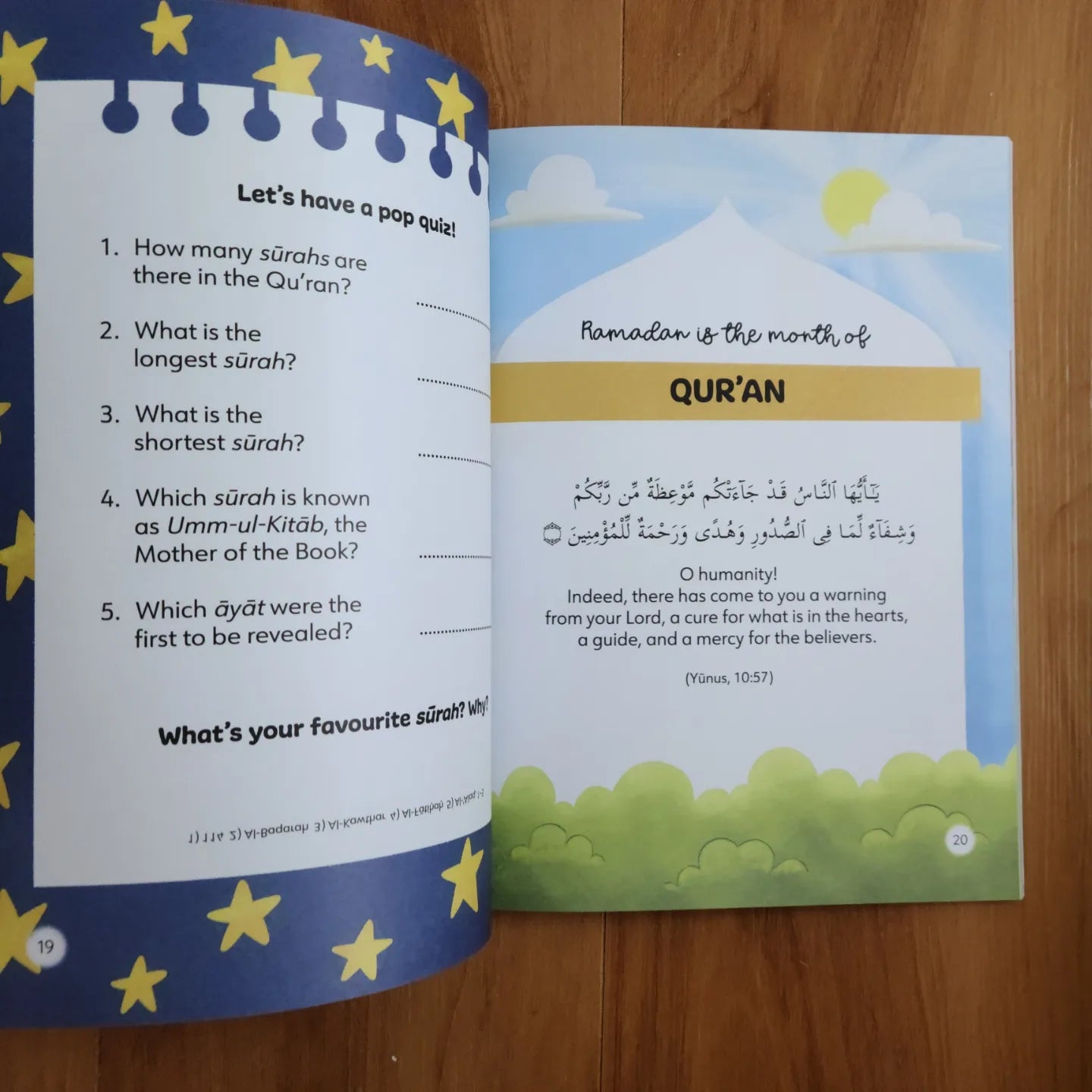 What would you like for Ramadan